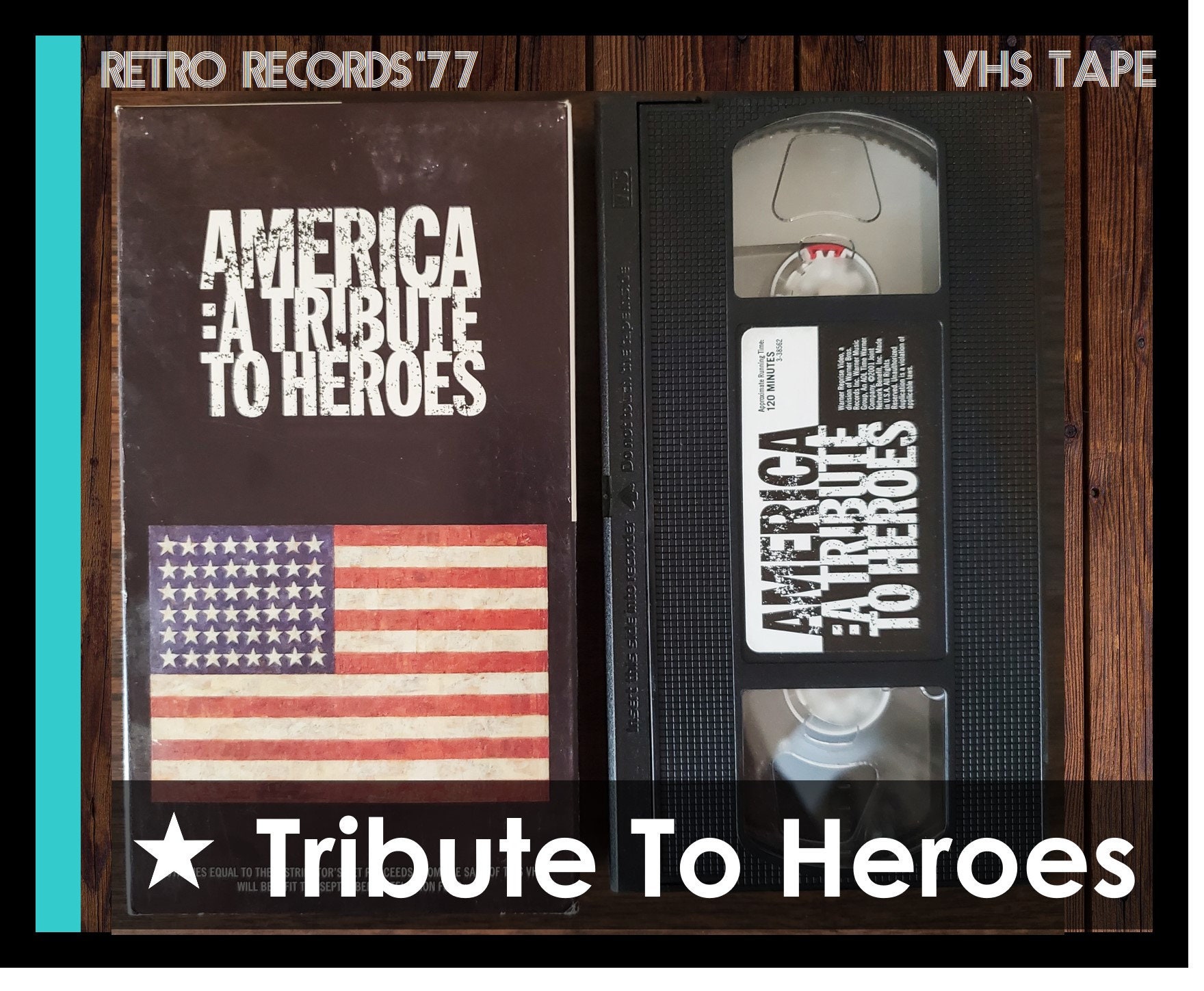 America A Tribute To Heroes Concert Full America: A Tribute to Heroes VHS A Tribute to American Heroes - Etsy