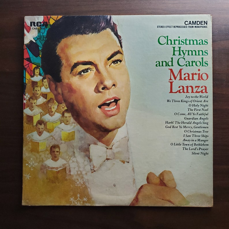 Mario Lanza Christmas Hymns and Carols Album, O Christmas Tree, 1971 Etsy