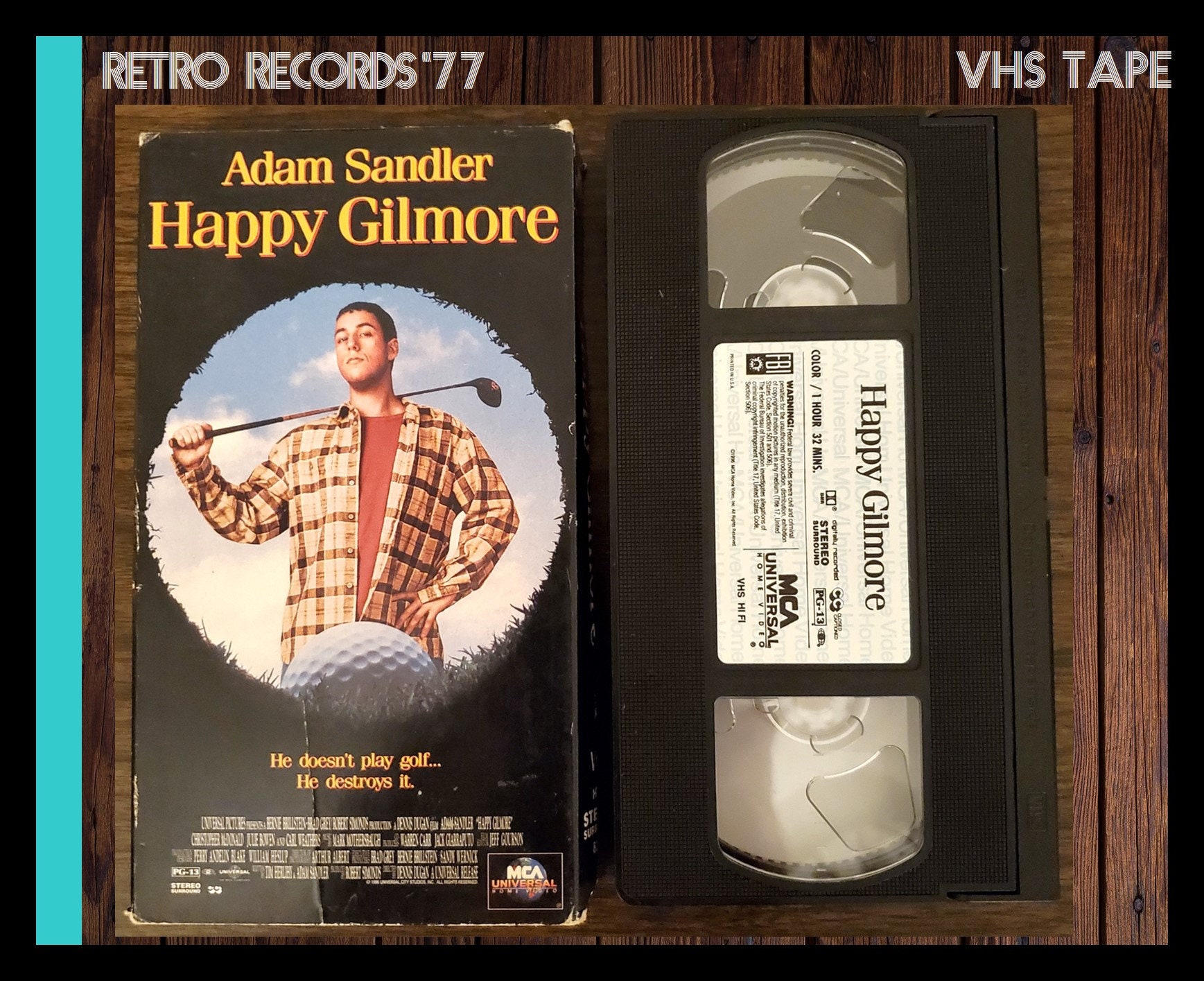 Caddyshack II VHS Happy Gilmore VHS Golf Comedy Adam Etsy