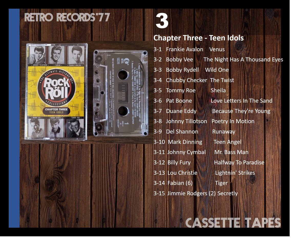 Cassette Tapes: Ultimate History of Rock and Roll 50s 60s - Etsy