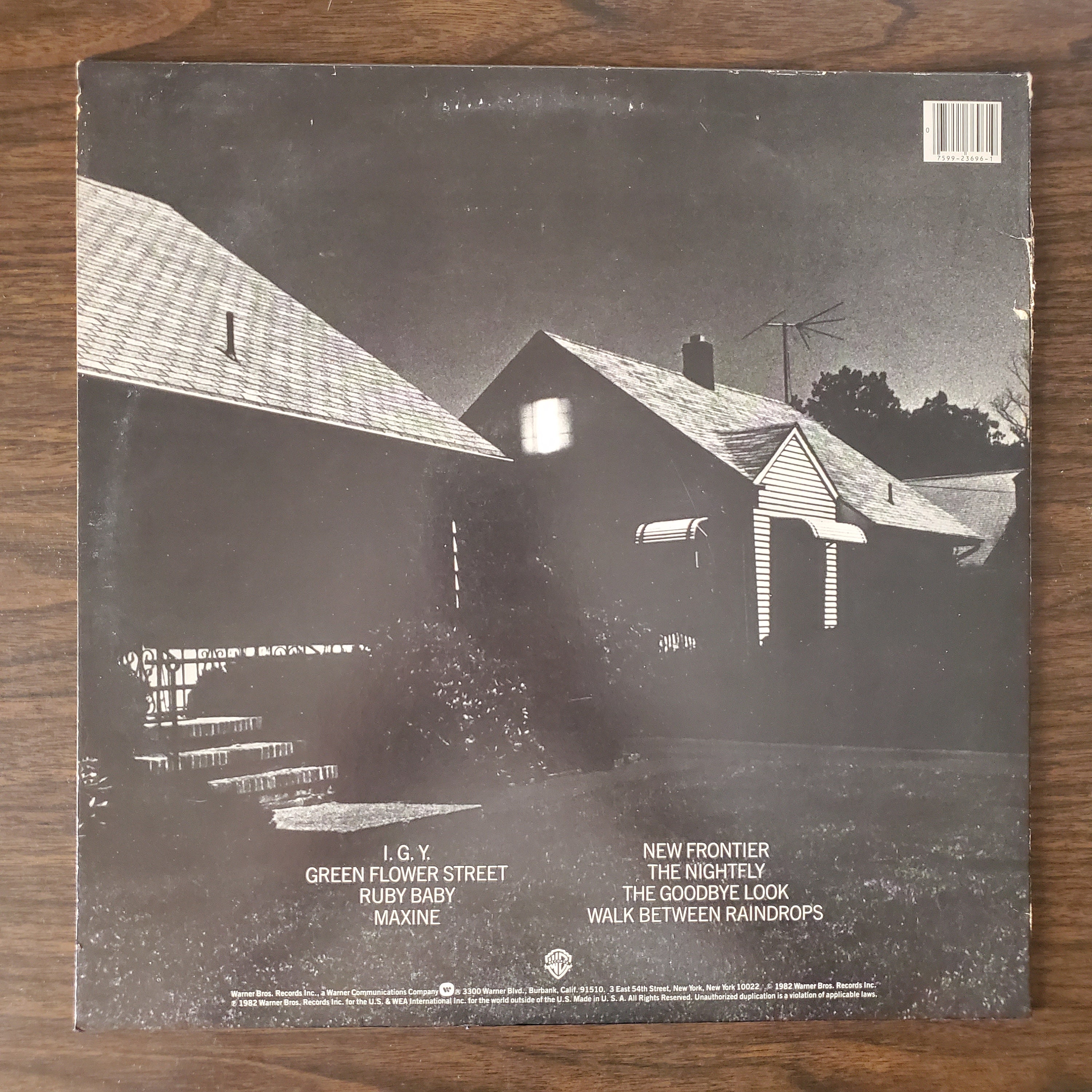 1982 Donald Fagen-the Nightfly LP, Jazz, 1-23696, Album