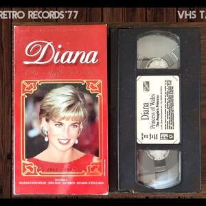 Diana The Princess of Wales - The People&#39;s Princess vhs, 1997, Princess Diana, FREE Shipping
