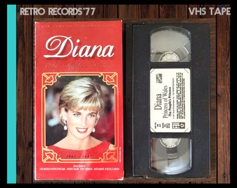 Diana The Princess of Wales - The People&#39;s Princess vhs, 1997, Princess Diana, FREE Shipping