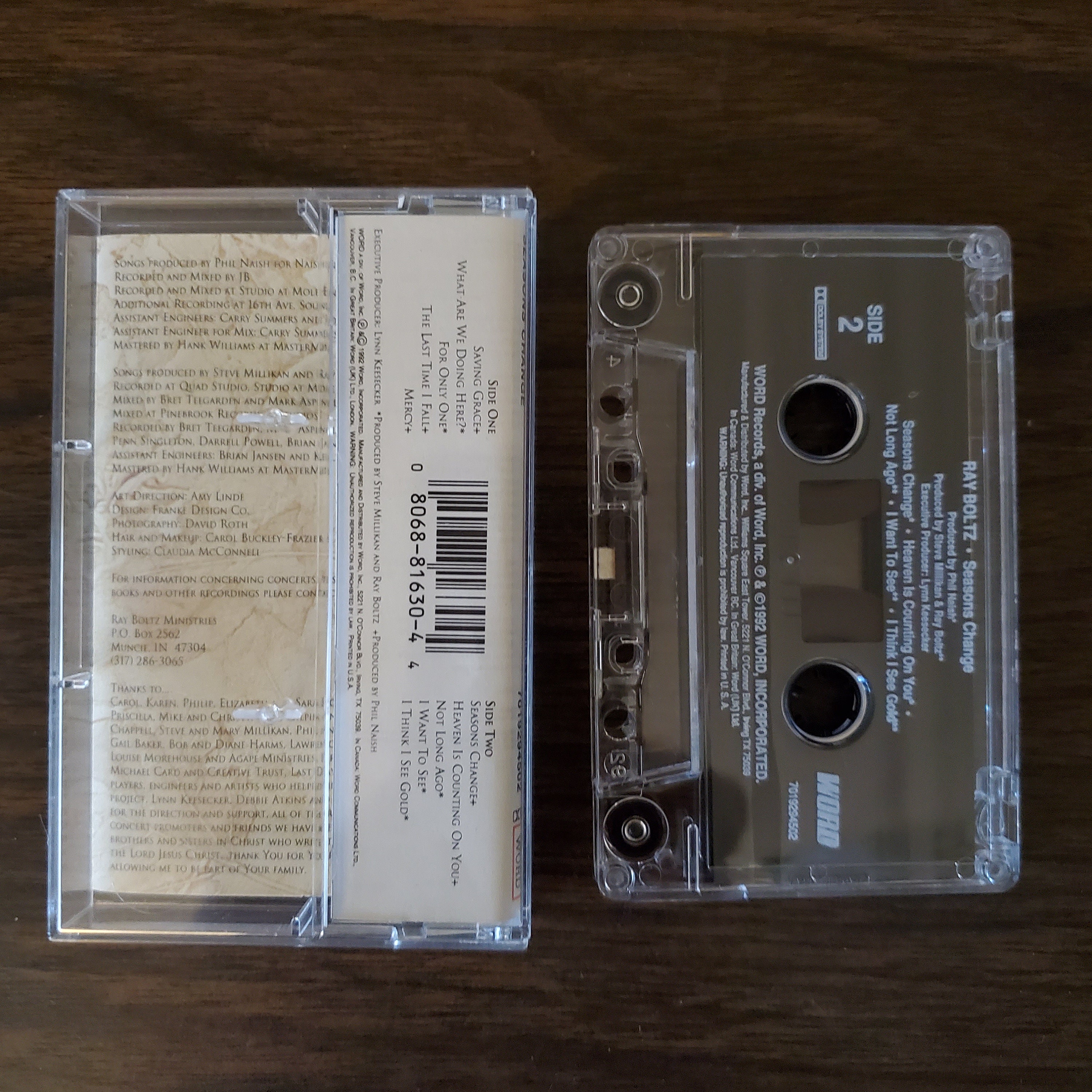 1992 Ray Boltzseasons Change Cassette 7019294502 Etsy