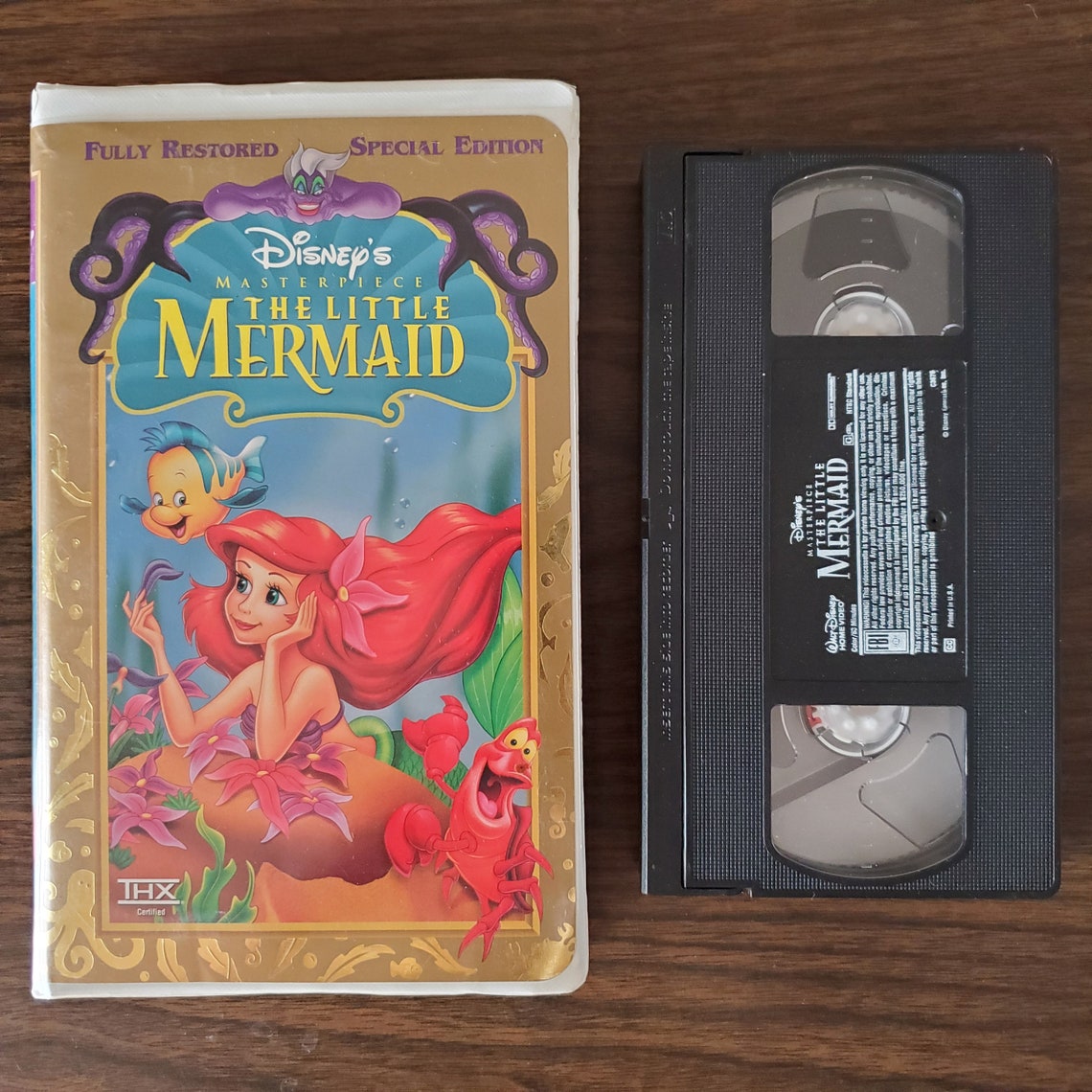 The Little Mermaid Pocahontas Disney VHS set 2 Disney VHS | Etsy