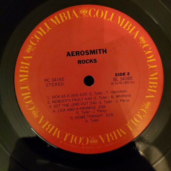 Aerosmith Rocks レコード 1976年 Amazon.com: Rocks: CDs & Vinyl