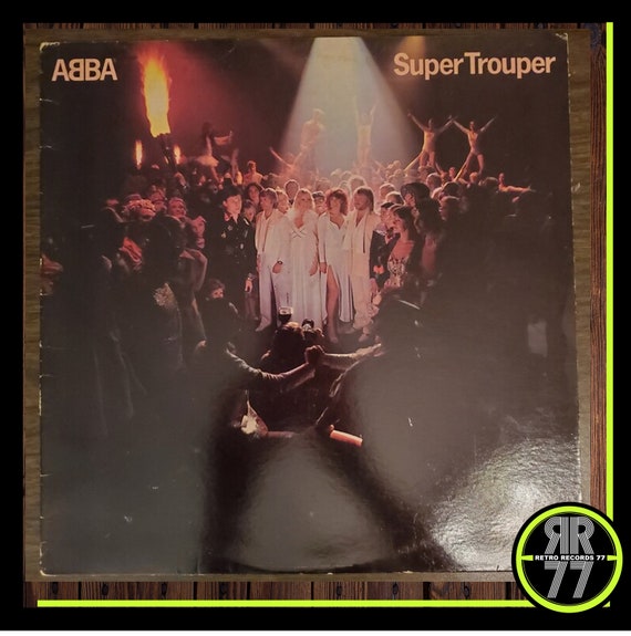 仏LP ABBA Super Trouper フランス盤 1stプレス ステレオ Abba - Super