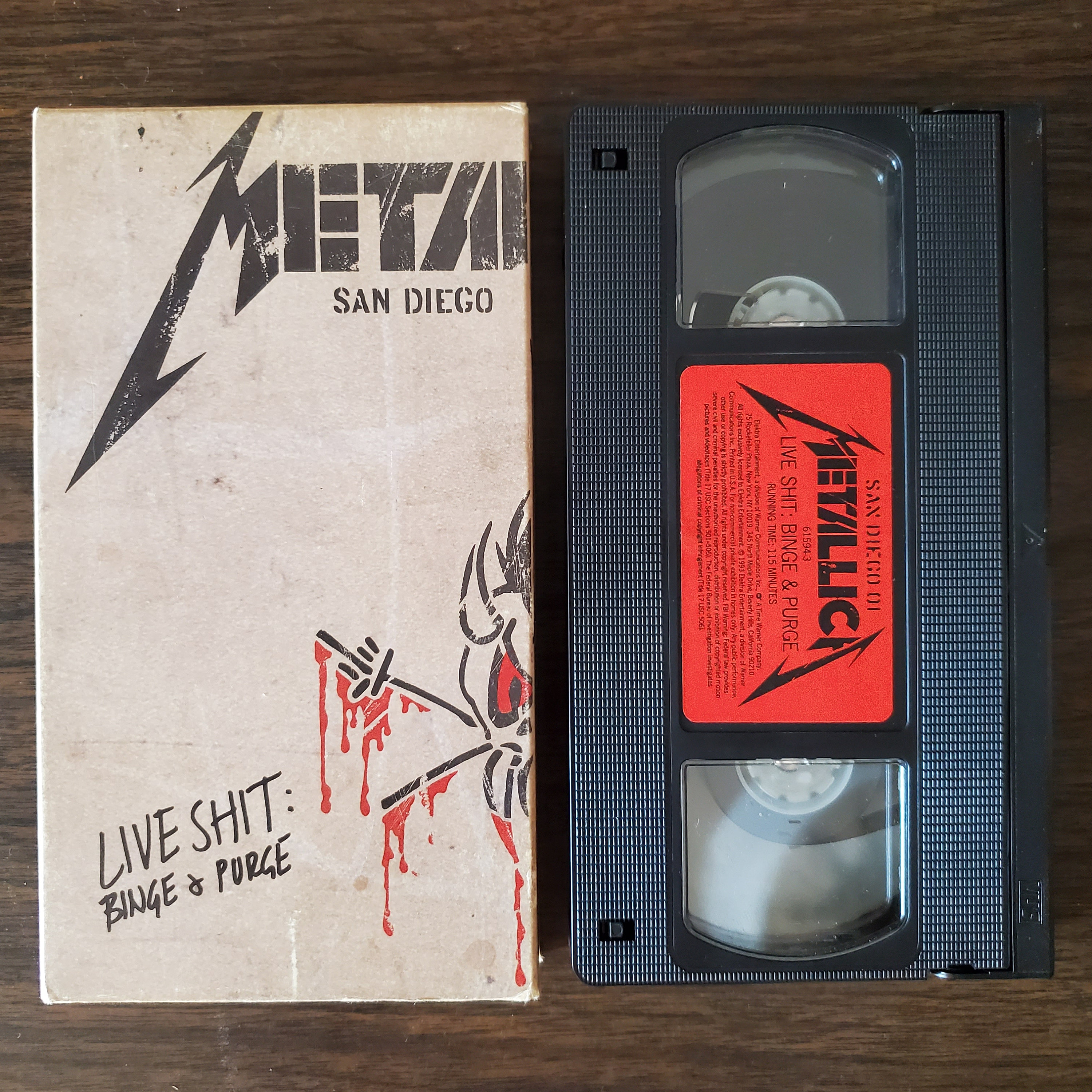 【CD/VHS-BOX】メタリカ / Live Shit:Binge&Purge Metallica - Live Shit: Binge & Purge VHS (san Diego, 1992