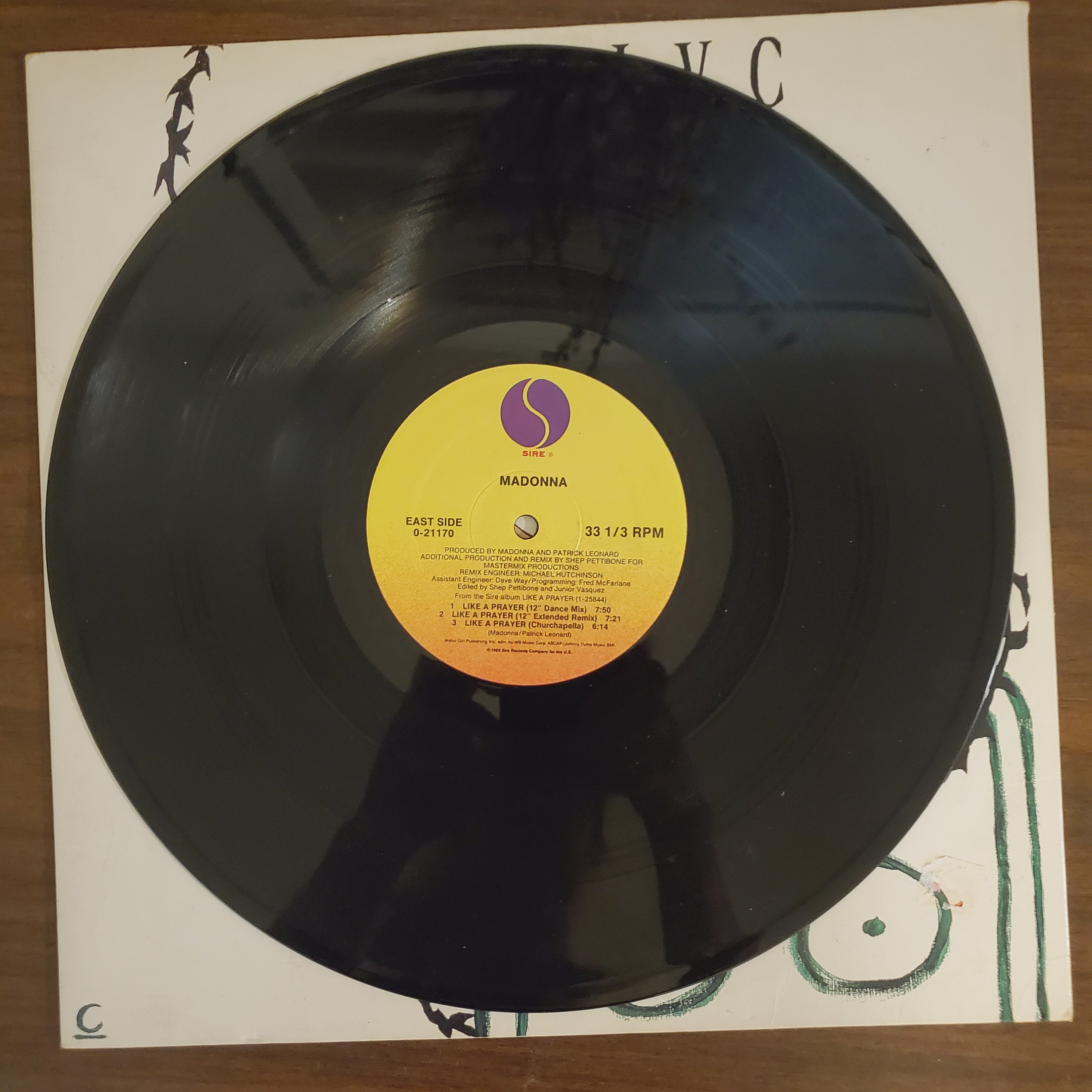 Madonna – Like A Prayer Vintage Maxi-single, 1989, Sire – 0