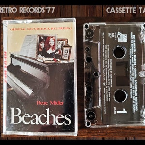 1988  Beaches (Original Motion Picture Soundtrack) CASSETTE,Bette Midler, Wind Beneath My Wings