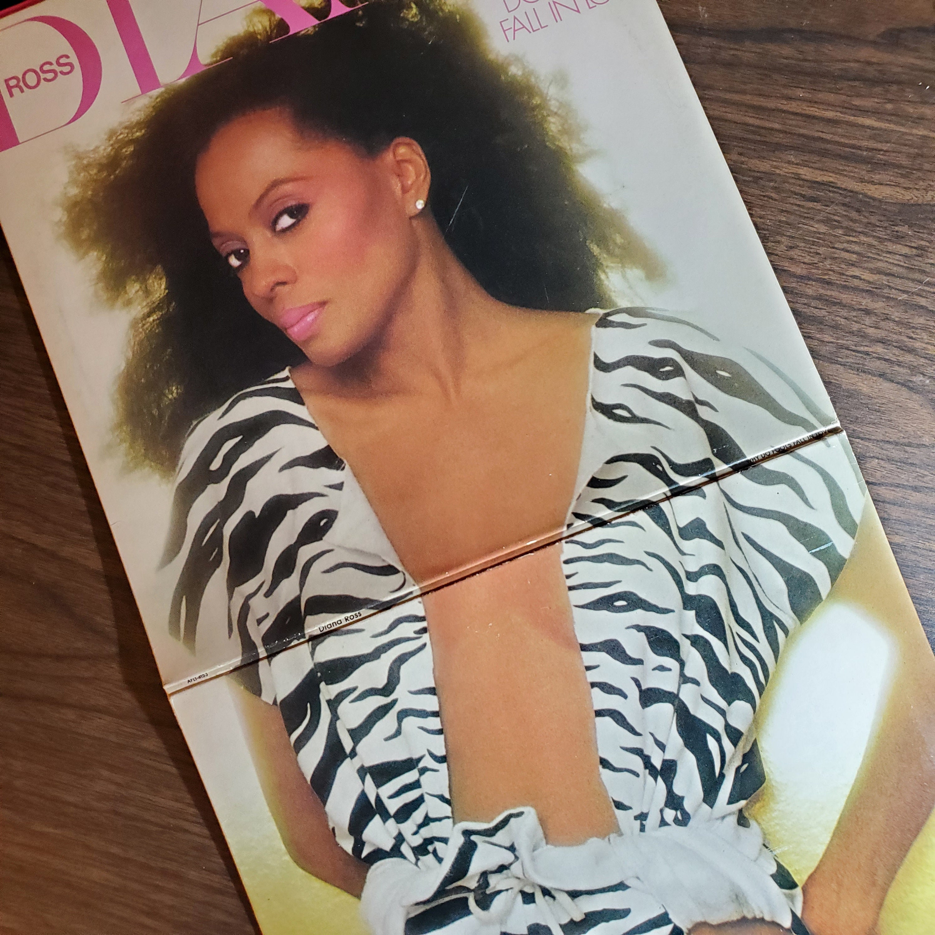 Vintage Diana Ross 'why Do Fools Fall in Love' Vinyl LP, 1981 Soul