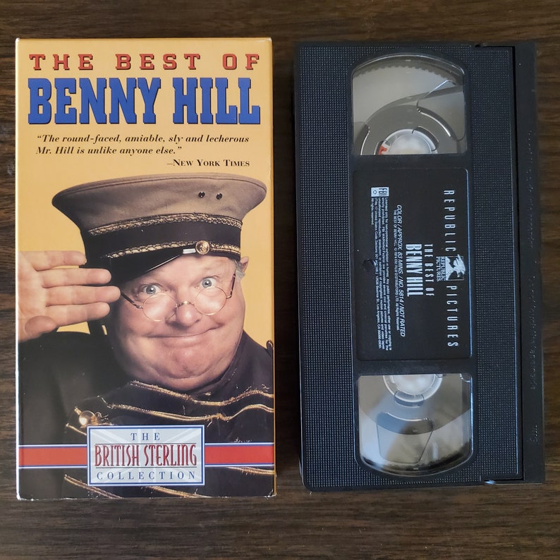 Best of Benny Hill and Mr. Bean's The Final Frolics, English Comedy, Free Shipping, VHS image 2