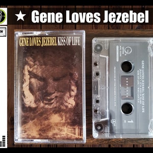 1990  Gene Loves Jezebel-Kiss Of Life Cassette,  M5G 24260, Goth Rock