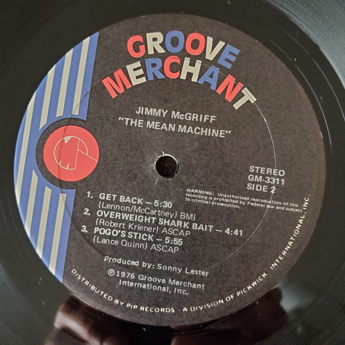 1976 Jimmy McGriff The Mean Machine LP GM-3311 Funk Jazz | Etsy