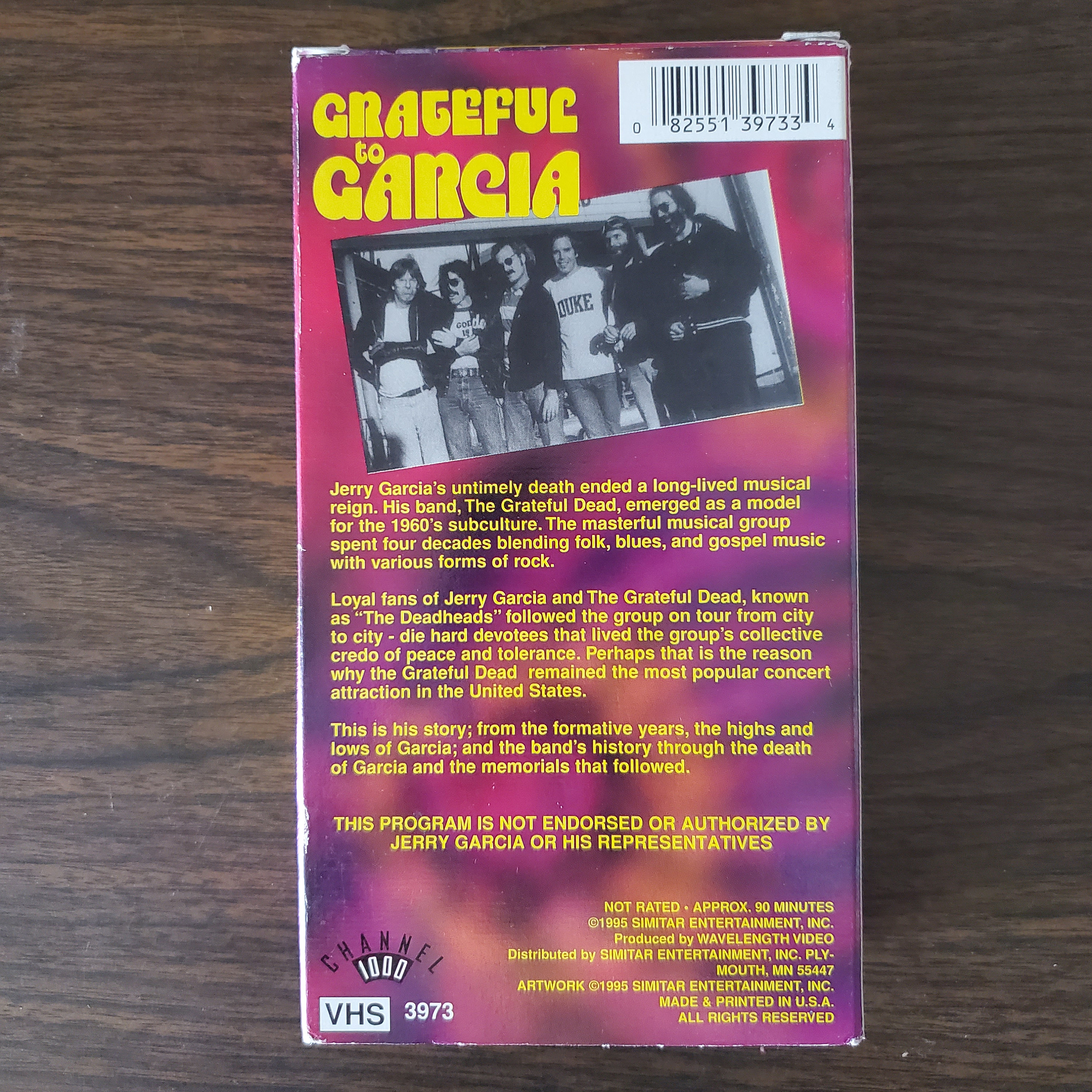 未使用・未開封品)Grateful to Garcia [VHS]