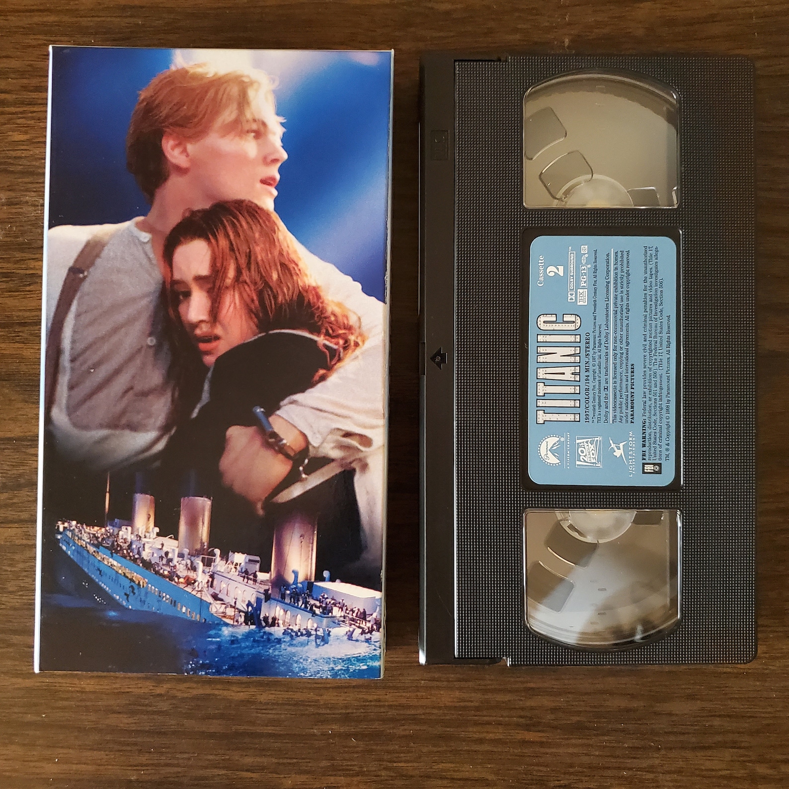 Titanic VHS Titanic Box Set Movie Night Leonardo Dicaprio Etsy