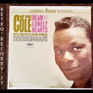 Vintage Album: Nat King Cole - Dear Lonely Hearts, 1962, Jazz Pop,  LP, Vinyl, Record, Album