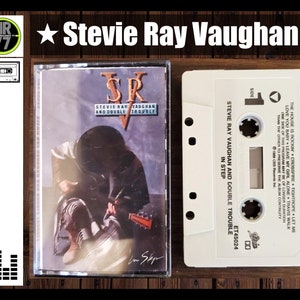 1989  Stevie Ray Vaughan And Double Trouble- In Step  CASSETTE,  MET45024
