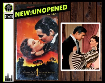 1939 Gone with the Wind Movies on VHS, Historical Film, Romance, Scarlett, Civil War