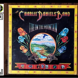 Vintage Record:  The Charlie Daniels Band - Fire On The Mountain, Charlie Daniels Band, 1976, Country Rock, LP, Vinyl, Record, Album