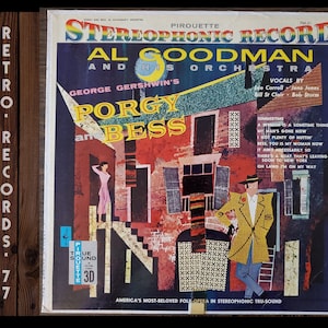 Vintage Record: Porgy And Bess- Al Goodman And His Orchestra ,Broadway, Musical, Summertime, LP, Vinyl, Record, Album