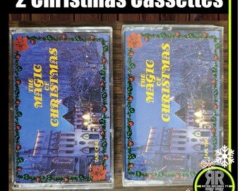 2 Christmas Cassettes: 1994 The Magic Of Christmas Part 1&2, I Saw Mommy Kissing Santa Claus, All I Want For Christmas Is My Two Front Teeth