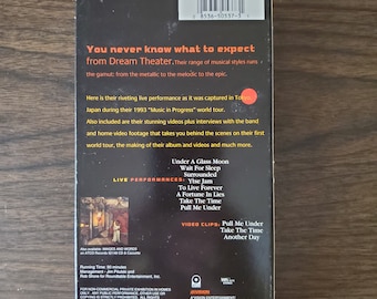 Dream Theater - Images and Words Live in Tokyo VHS (1993) - Etsy