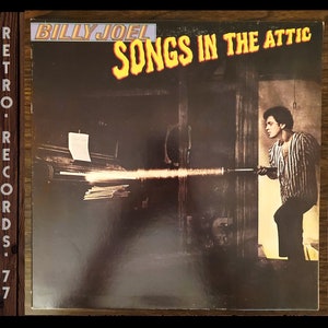 Billy Joel- Songs In The Attic, 1977, JC 34987,  Billy Joel, LP, Vinyl, Album, record, Vintage Lp