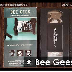 Bee Gees-This is Where I Came In - The Official Story of The Bee Gees VHS, Bee Gees bio, Bee Gees music , FREE Shipping