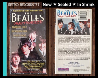 「THE BEATLES LIVE BEST」VHS Vintage - The Beatles - Unauthorized - VHS, 1996 Live