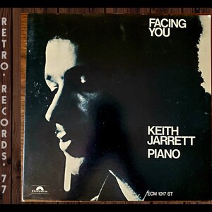 Vintage Album:  Keith Jarett - Facing You,1972,  Jazz, Piano,Free Jazz, Piano Jazz, Piano Bar, Contemporary Jazz, LP, Vinyl, Records, Album