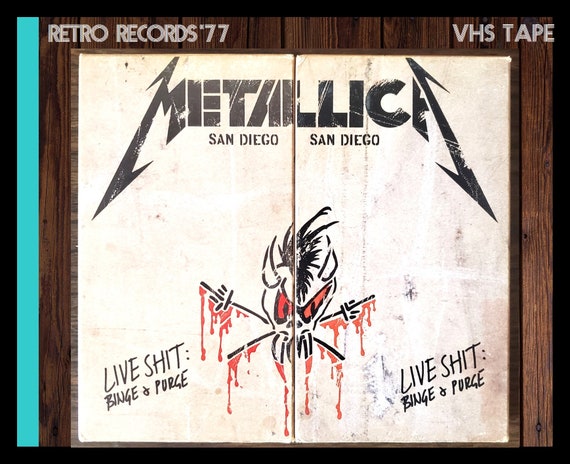 Metallica Live Shit: Binge & Purge VHS - San Diego 1992 - Etsy
