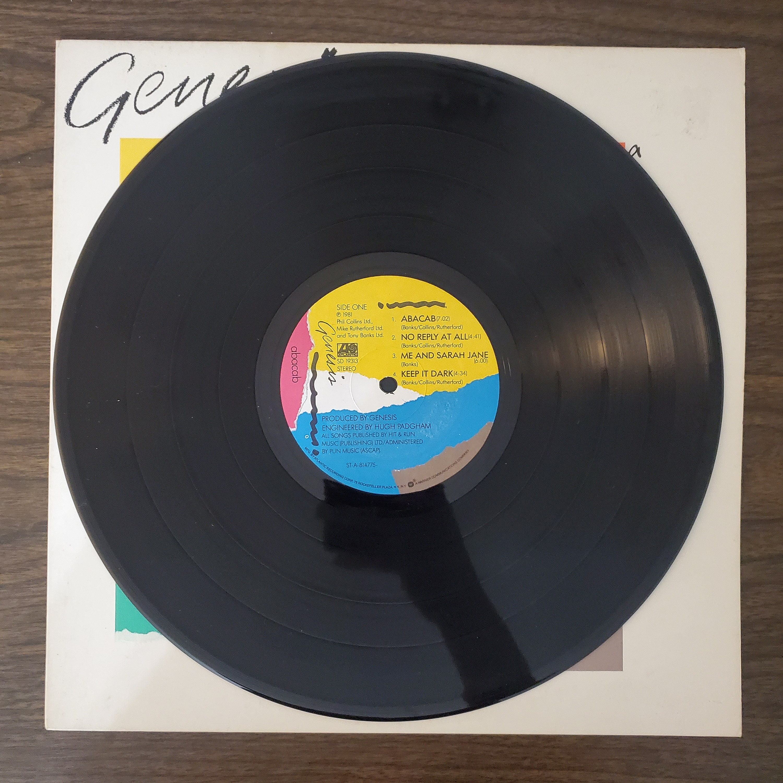 1981 Genesis - Abacab Album, SD 19313, Keep It Dark, Abacab, No