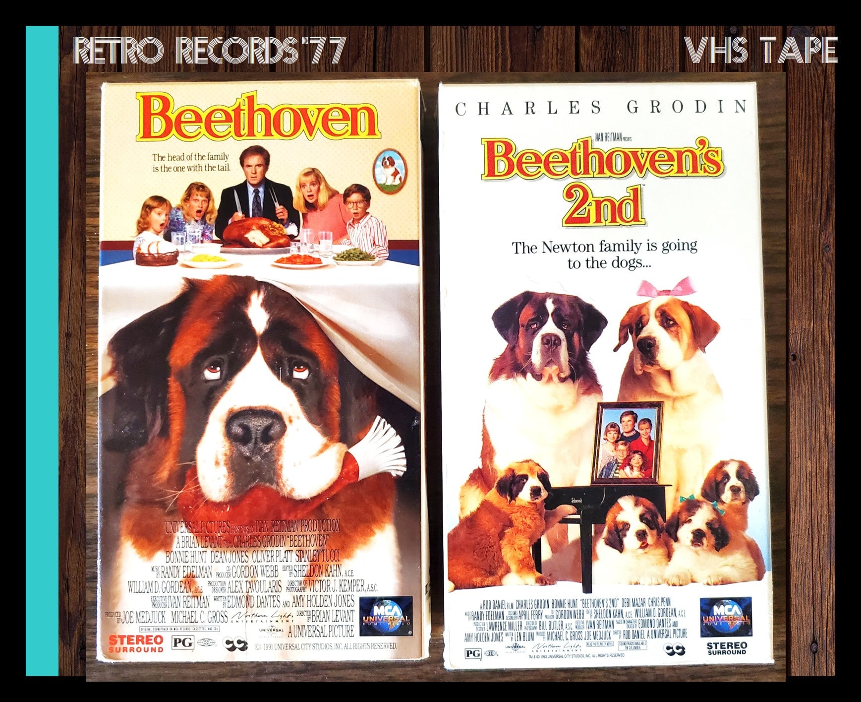 Beethoven and Beethoven 2nd Movie VHS St Bernard Dog Movie - Etsy