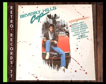 Vintage Record: Beverly Hills Cop Movie Soundtrack, Movie Album, 1984, Eddie Murphy,  LP, Vinyl, Record, Album