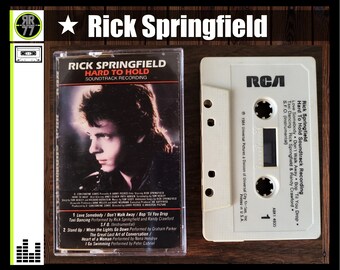 1984  Rick Springfield-Hard To Hold Soundtrack Recording Cassette,  ABK1-4935