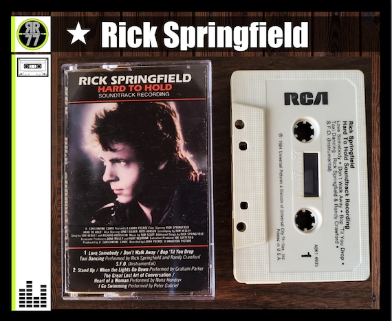 1984 Rick Springfield-hard to Hold Soundtrack Recording