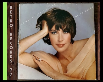 Vintage Record: Helen Reddy, Helen Reddy - No Way To Treat A Lady, 1975, Album, LP, Vinyl, Record, Album