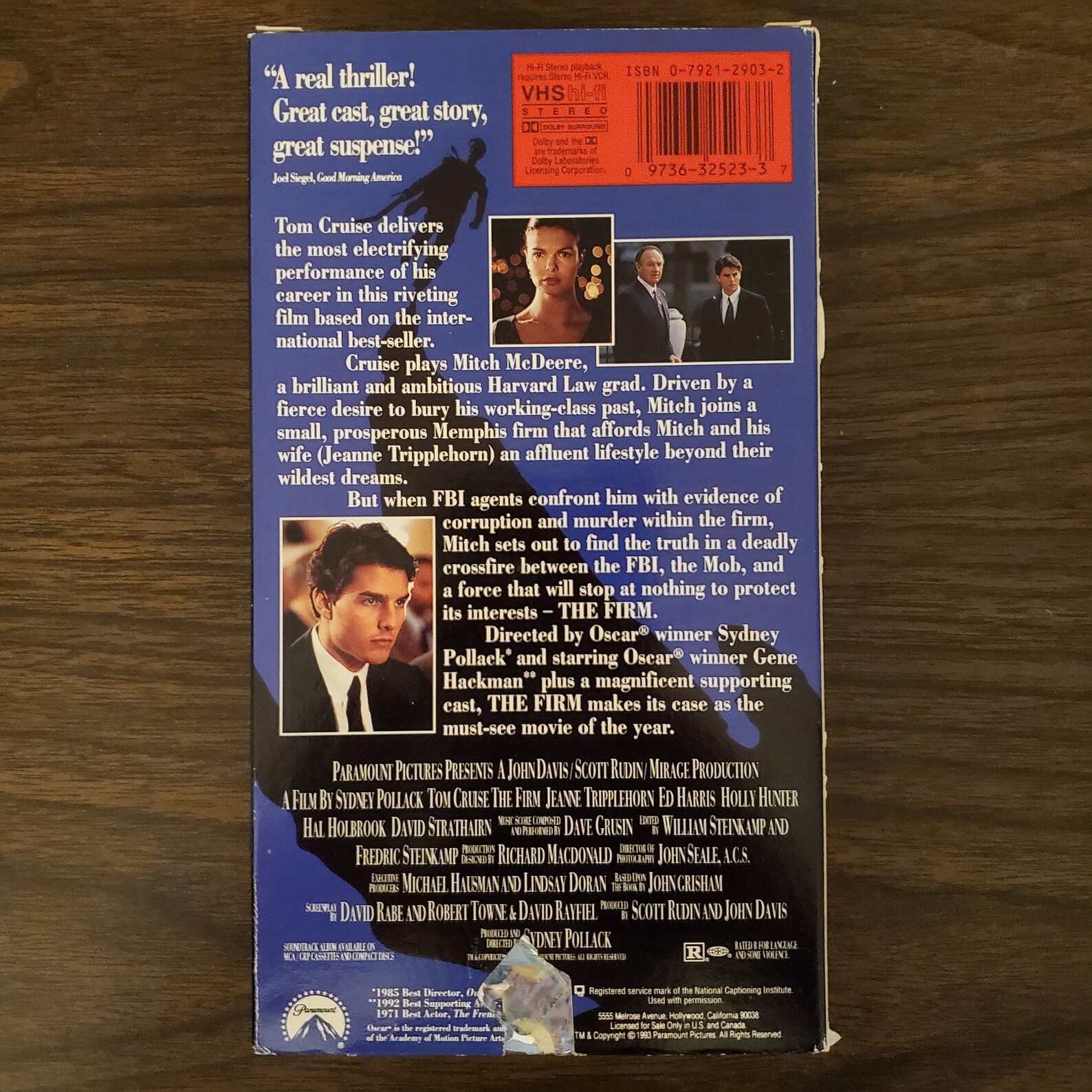 The Firm VHS Tape and CD Movie Soundtrack Thriller Tom - Etsy