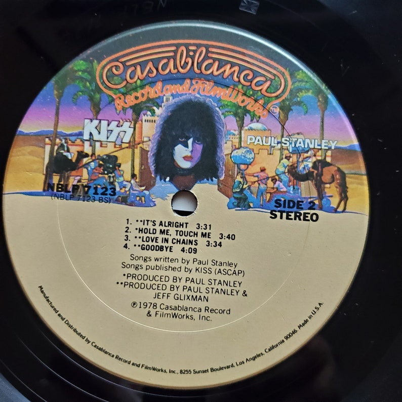 Kiss Paul Stanley Paul Stanley Album 1978 NBLP 7123 - Etsy