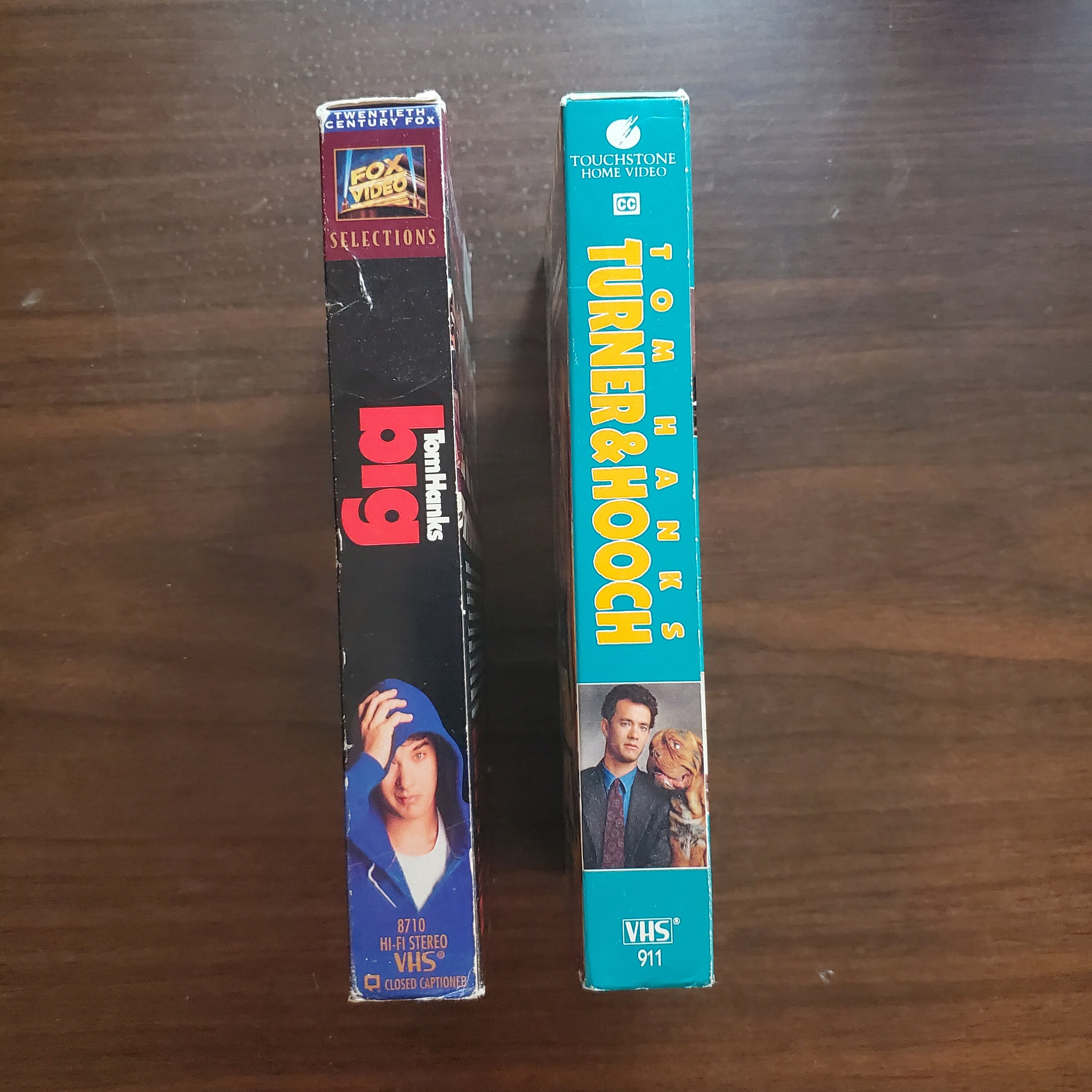 2 Tom Hanks Movies on VHS, Big Movie and Turner & Hooch Movie