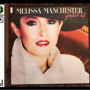 1983 Melissa Manchester-Greatest Hits, Midnight Blue, Nice Girls, My Boyfriend&#39;s Back / Runaway LP, Vinyl, Album, record
