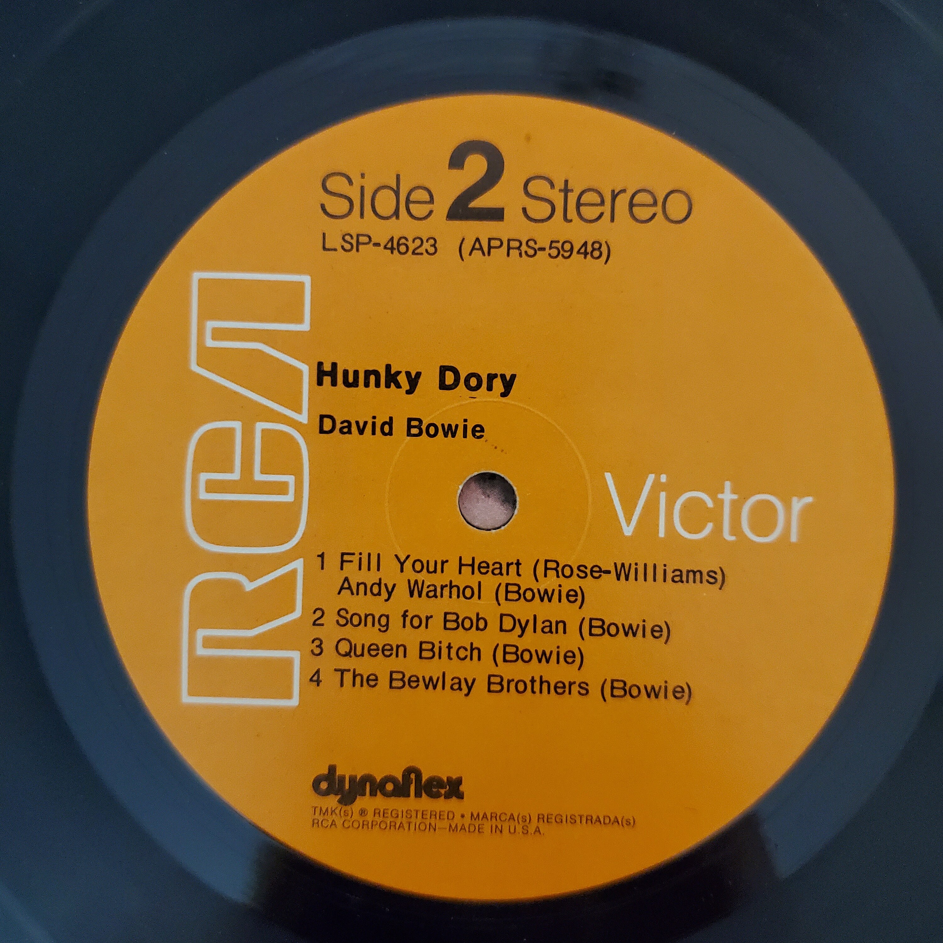 1971 David Bowie – Hunky Dory Album, Changes, LSP-4623 - Etsy