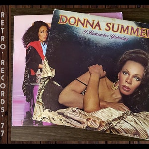 Vintage Record: 2 Donna Summer Alums - I Remember Yesterday, 1977,1980, Disco, Funk, Soul Album, LP, Vinyl, Record, Album