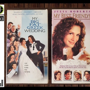 Wedding Movies: My Best Friend&#39;s Wedding and My Big Fat Greek Wedding on VHS
