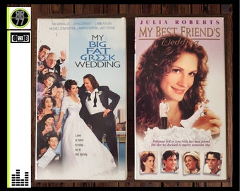 Wedding Movies: My Best Friend's Wedding and My Big Fat Greek Wedding on VHS