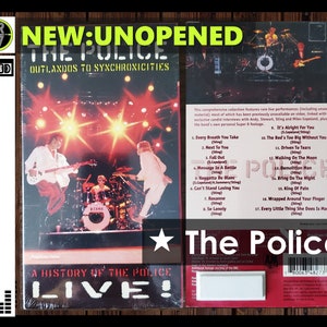 1995 The Police-Outlandos To Synchronicities: A History Of The Police Live! VHS, Every Breath You Take, Message In A Bottle, VHS Tape