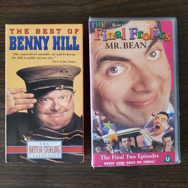 Best of Benny Hill and Mr. Bean's The Final Frolics, English Comedy, Free Shipping, VHS image 10