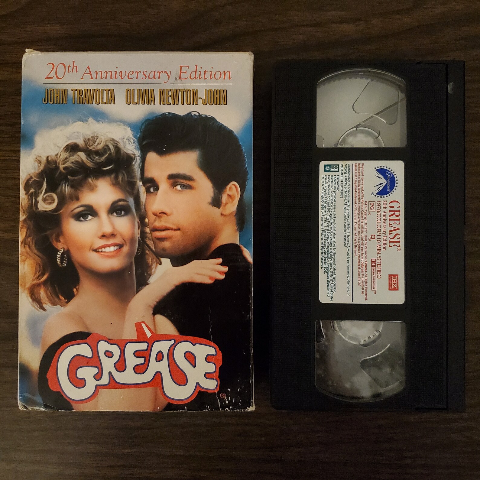 Grease Record LP & VHS Motion Picture Sountrack 1978 John Etsy
