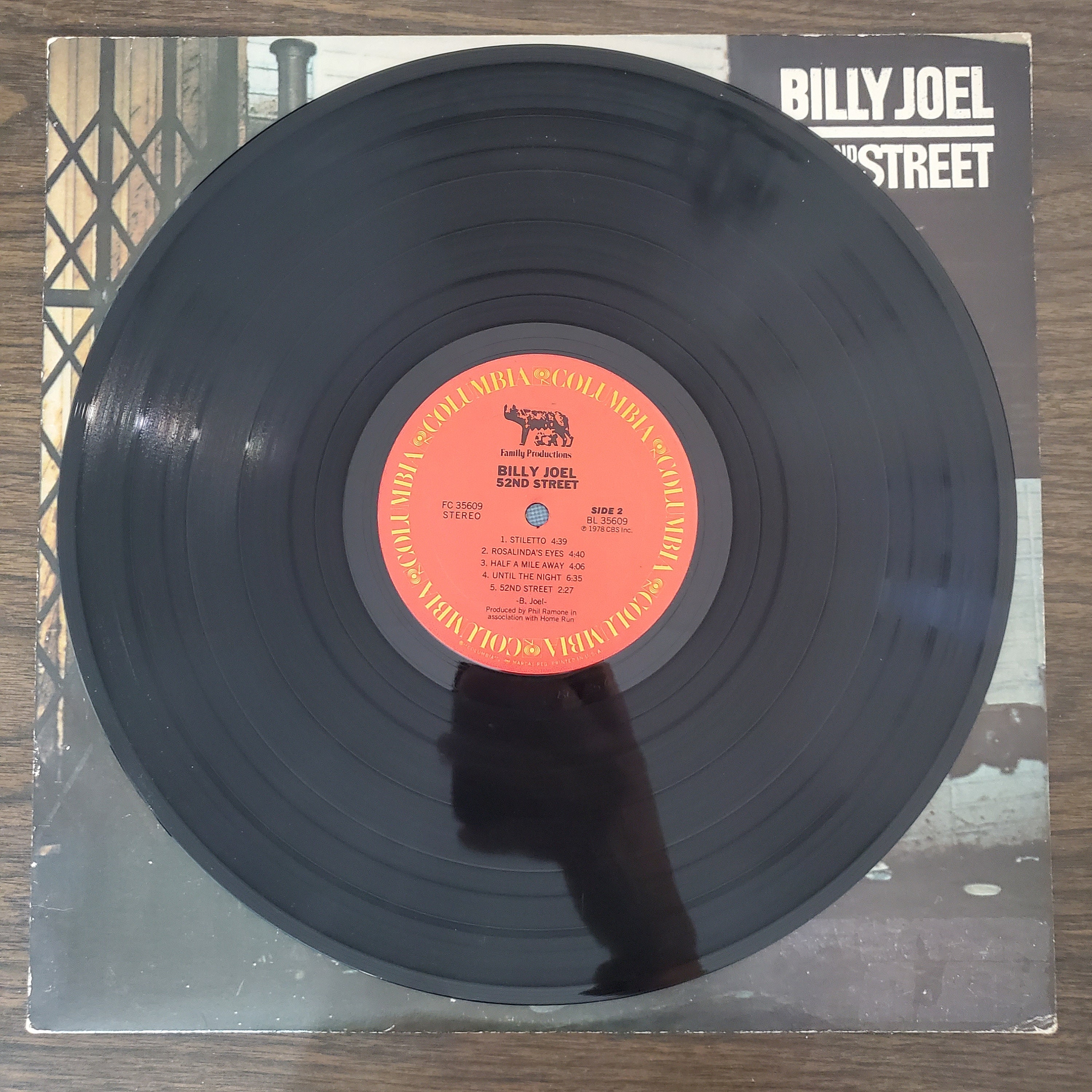 1978 Billy Joel-52nd Street LP, FC 35609 - Etsy